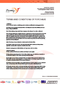 TERMS AND CONDITIONS